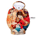 One Piece Kaido Monkey D. Luffy & Portgas D. Ace Hoodie