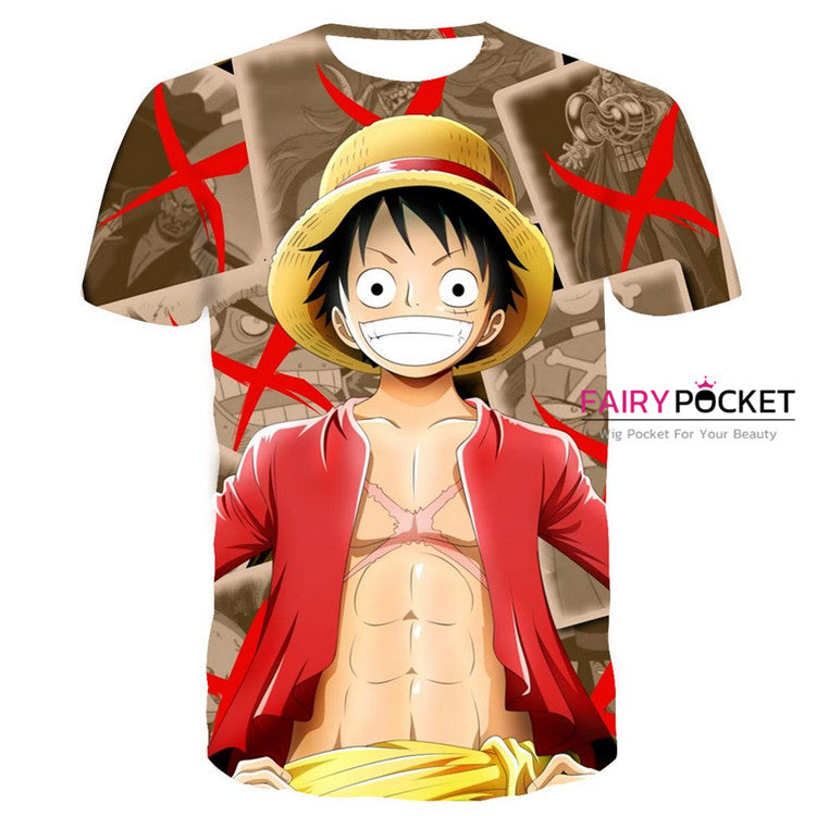 One Piece Monkey D. Luffy T-Shirt - N