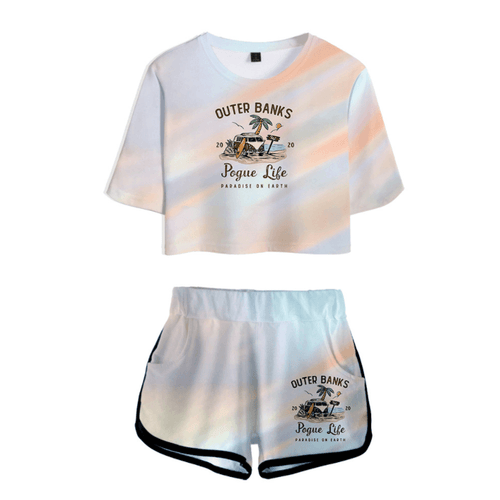 Outer Banks T-Shirt and Shorts Suits - E