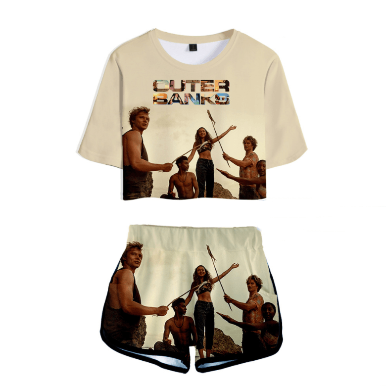 Outer Banks T-Shirt and Shorts Suits - M