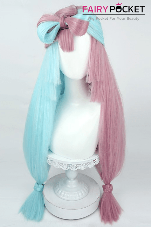 Pokemon Scarlet and Violet Iono Cosplay Wig