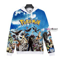 Pokemon All in One Blue Hoodie