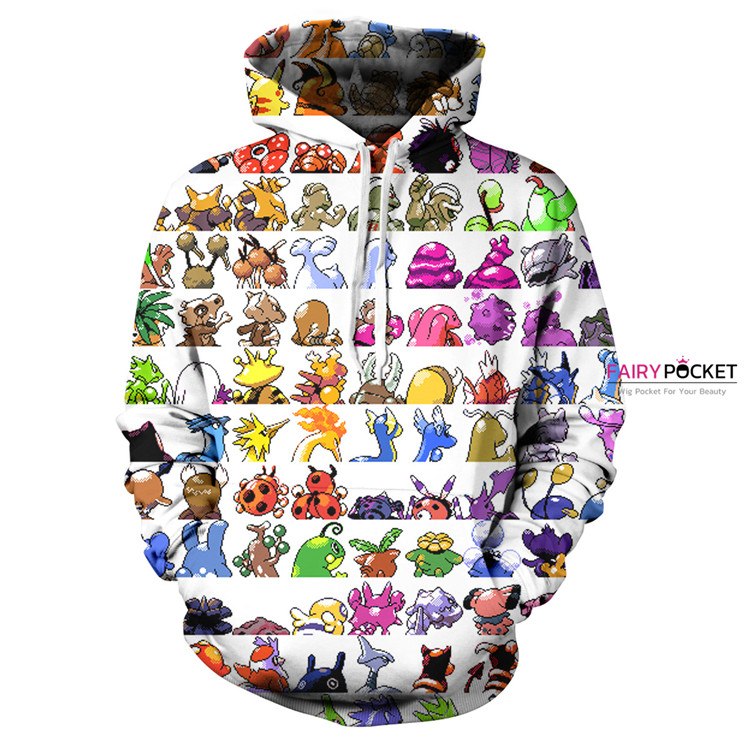 Pokemon All in One Hoodie - B