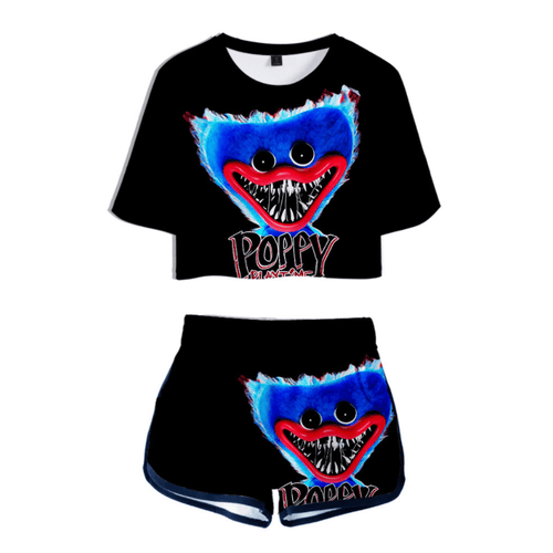 Poppy Playtime Anime T-Shirt and Shorts Suit - I