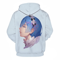 Re:ZERO -Starting Life in Another World Rem Anime Hoodie - B