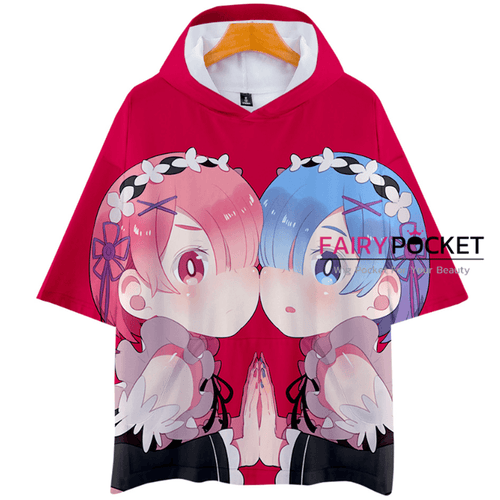 Re:ZERO -Starting Life in Another World Rem & Ram T-Shirt - F