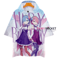 Re:ZERO -Starting Life in Another World Rem & Ram T-Shirt - H