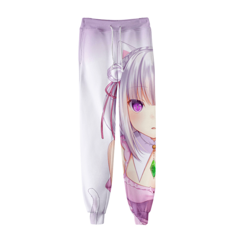 Re ZERO Starting Life in Another World Anime Jogger Pants Men Women Trousers - J