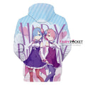 Re:ZERO -Starting Life in Another World Rem & Ram Hoodie - D