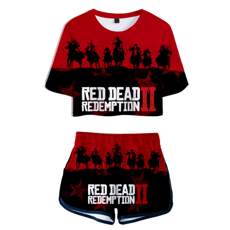 Red Dead Redemption T-Shirt and Shorts Suits - W