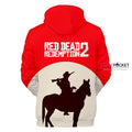 Red Dead Redemption 2 Arthur Morgan Red Hoodie
