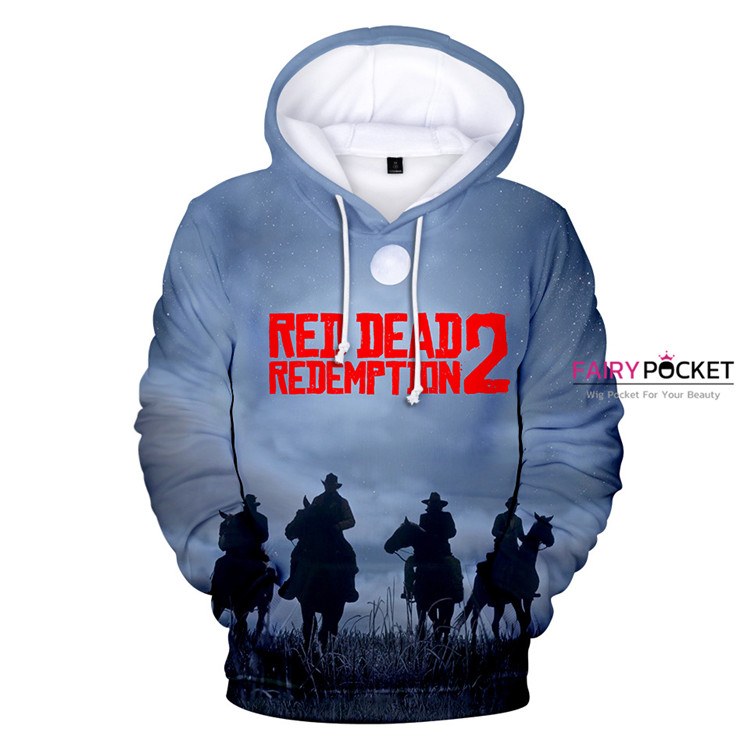 Red Dead Redemption 2 Blue Hoodie