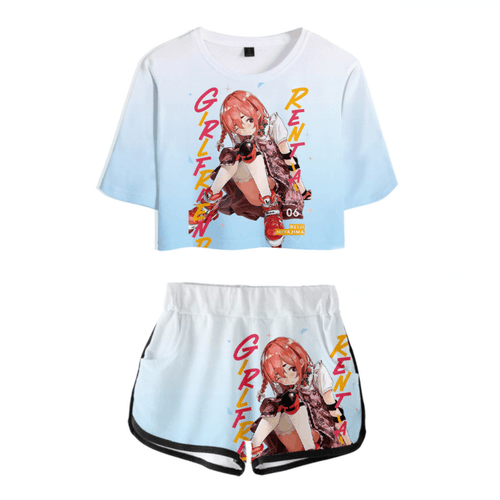 Rent-a-Girlfriend Anime T-Shirt and Shorts Suit - G