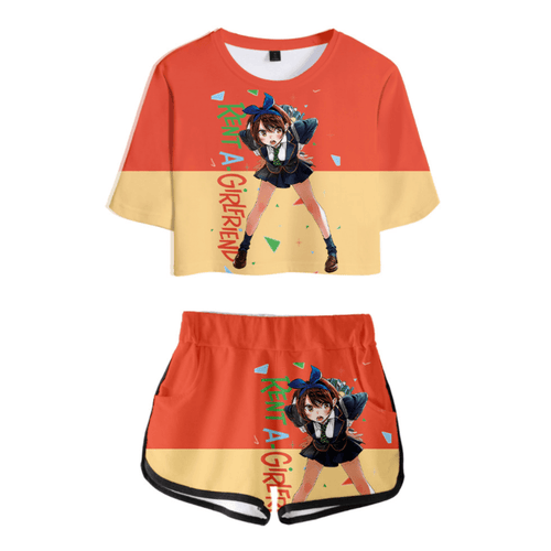 Rent-a-Girlfriend Anime T-Shirt and Shorts Suit