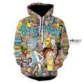 Rick and Morty All in One Hoodie