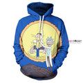 Rick and Morty Blue Hoodie - B