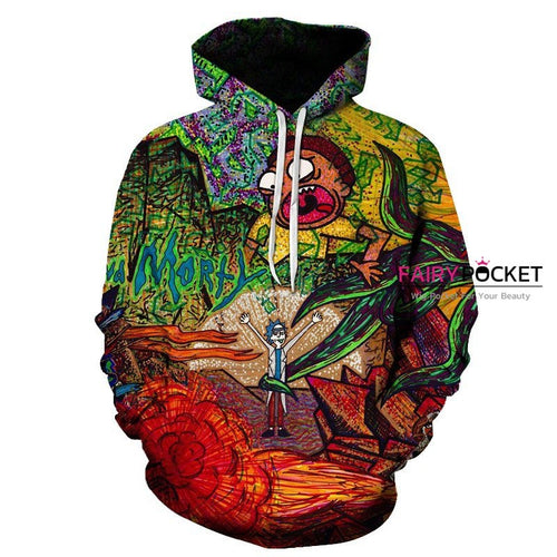 Rick and Morty Hoodie - D