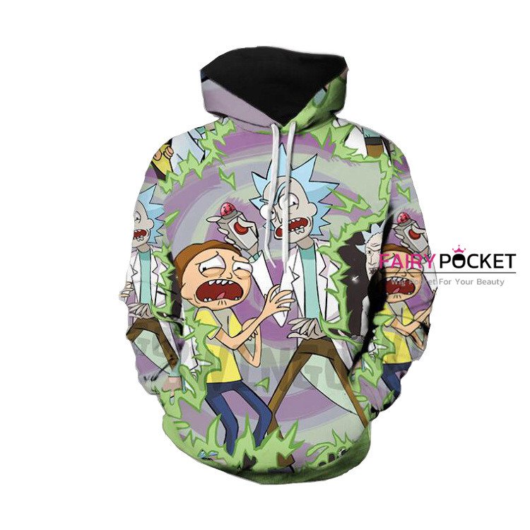 Rick and Morty Hoodie - H