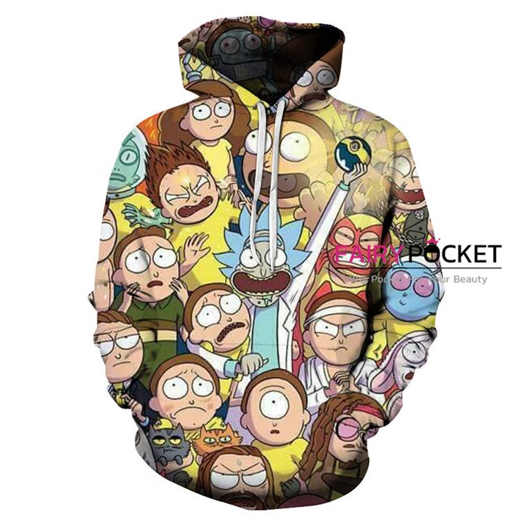 Rick and Morty Hoodie - L