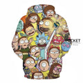 Rick and Morty Hoodie - L
