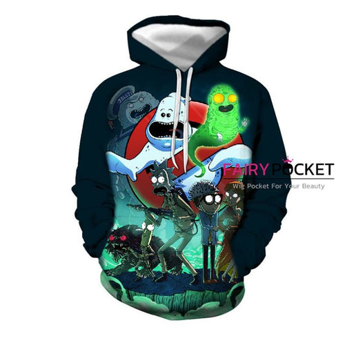 Rick and Morty Hoodie - Q