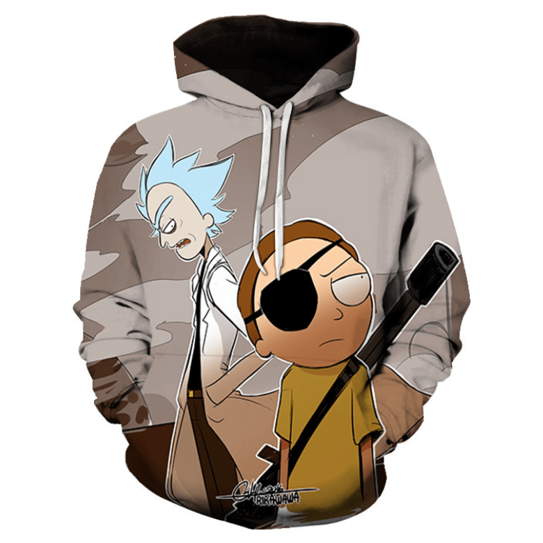 Rick and Morty Anime Hoodie - P