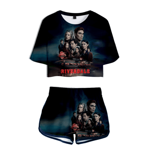 Riverdale T-Shirt and Shorts Suits - B