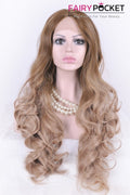 Sable Brown Long Wavy Lace Front Wig