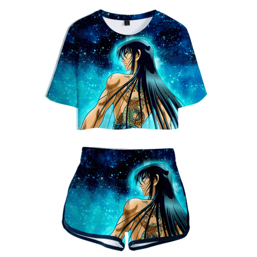 Saint Seiya T-Shirt and Shorts Suits - F