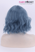 Short Wavy Blue Lolita Wig