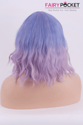 Short Wavy Blue to Purple Ombre Lolita Wig