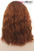 Short Wavy Burnt Orange Basic Cap Wig