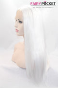Snow White Long Straight Lace Front Wig