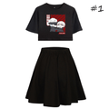Sorcery Fight T-Shirt and Skirt Suits (8 Colors) - B