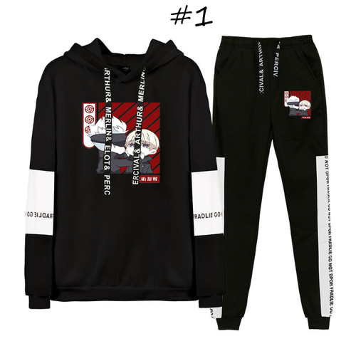 Sorcery Fight (Jujutsu Kaisen) Hoodie and Trousers Suits - B