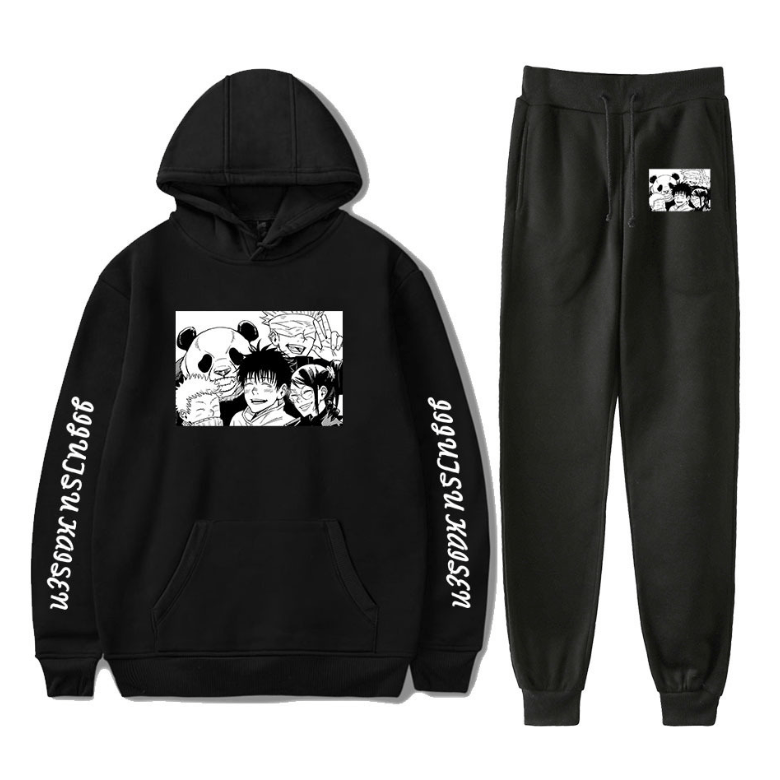 Sorcery Fight (Jujutsu Kaisen) Hoodie and Trousers Suits - E