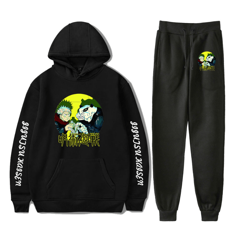 Sorcery Fight (Jujutsu Kaisen) Hoodie and Trousers Suits - F