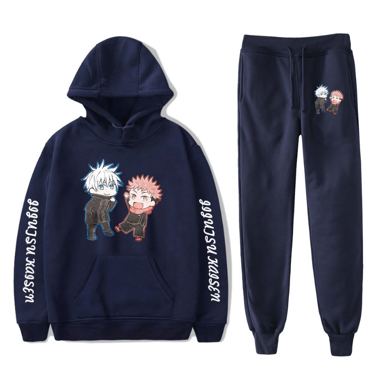 Sorcery Fight (Jujutsu Kaisen) Hoodie and Trousers Suits - N