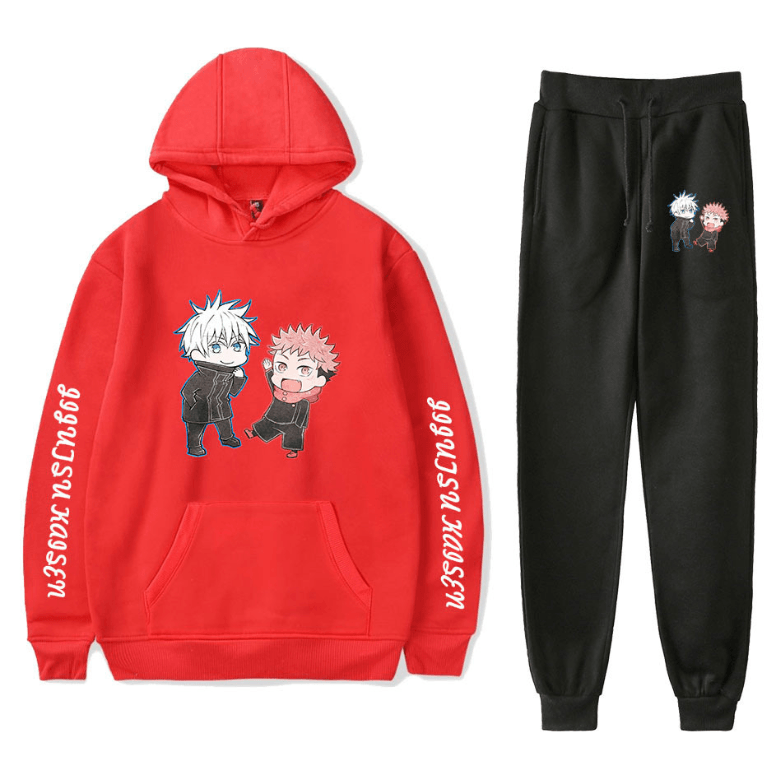 Sorcery Fight (Jujutsu Kaisen) Hoodie and Trousers Suits - Q