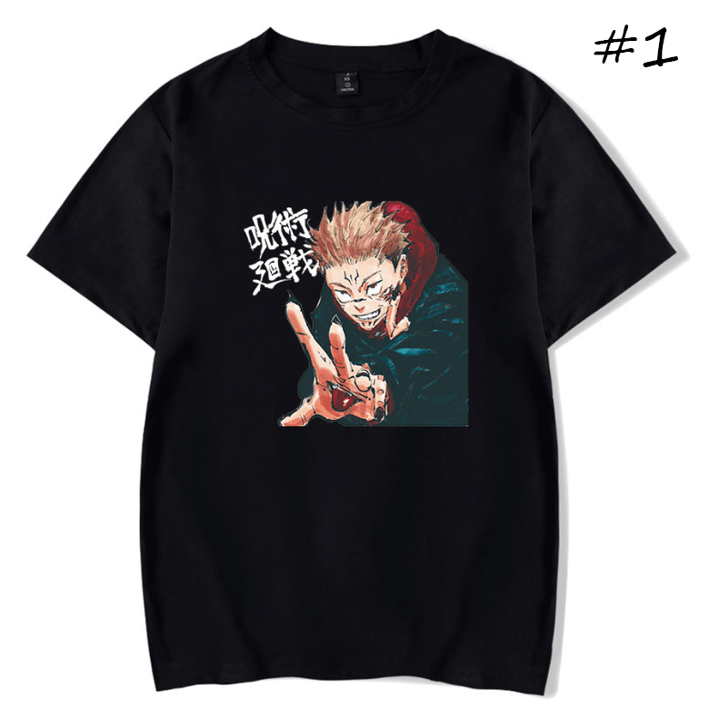 Sorcery Fight (Jujutsu Kaisen) Sukuna Ryoumen Anime T-Shirt (5 Colors)