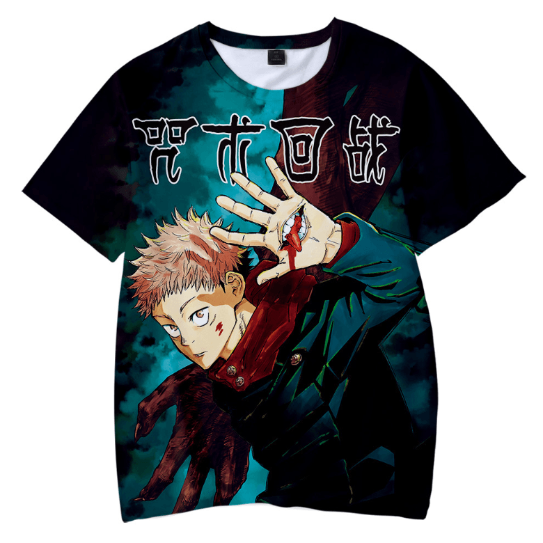 Sorcery Fight (Jujutsu Kaisen) Yuji Itadori Anime T-Shirt