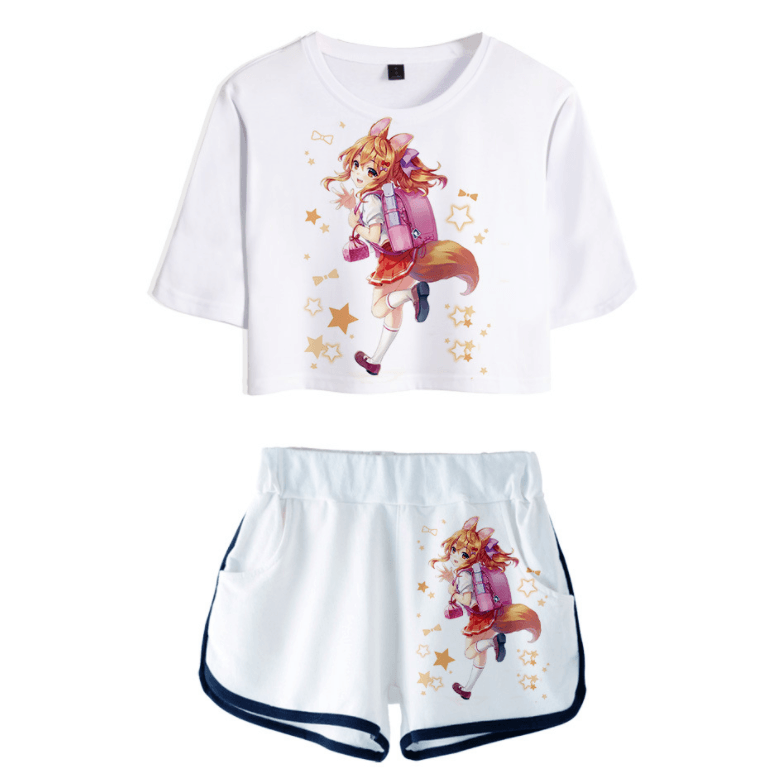 Spirit Chronicles T-Shirt and Shorts Suits - J