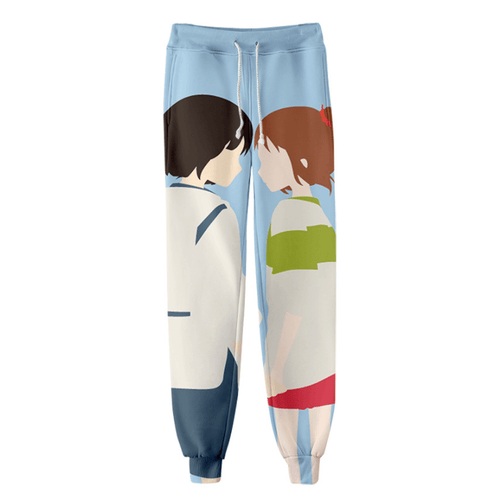 Spirited Away Anime Jogger Pants Men Women Trousers - H
