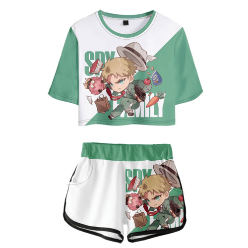 Spy×Family Anime T-Shirt and Shorts Suit - E