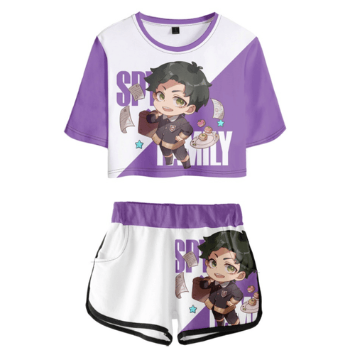 Spy×Family Anime T-Shirt and Shorts Suit