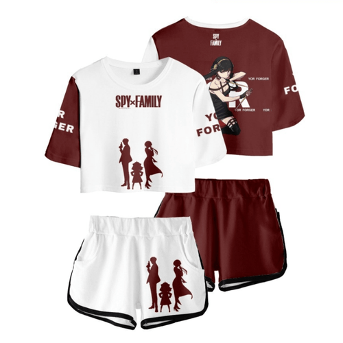 Spy×Family T-Shirt and Shorts Suits - J