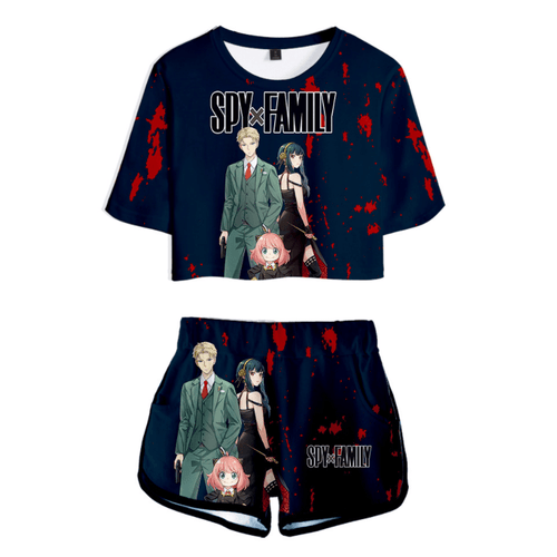 Spy×Family T-Shirt and Shorts Suits - O
