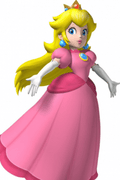 Super Mario Bros Princess Peach Anime Cosplay Wig