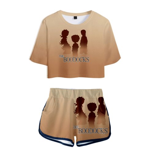 The Boondocks T-Shirt and Shorts Suits - C