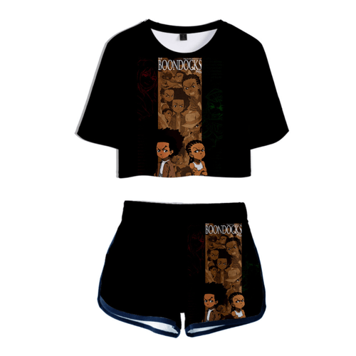 The Boondocks T-Shirt and Shorts Suits - D
